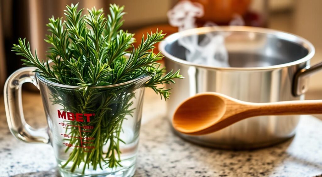 rosemary syrup preparation