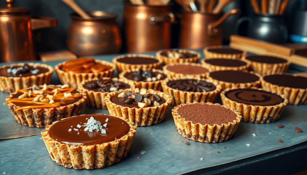 salted caramel chocolate tart variations