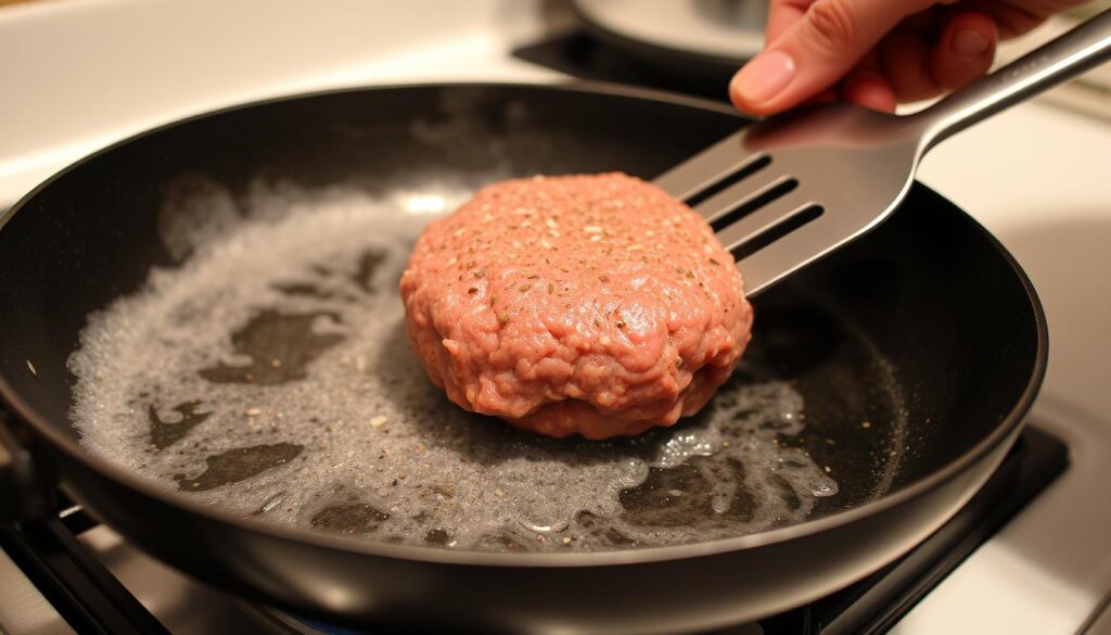 smash burger cooking technique
