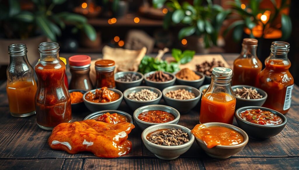 spicy-sweet sauces
